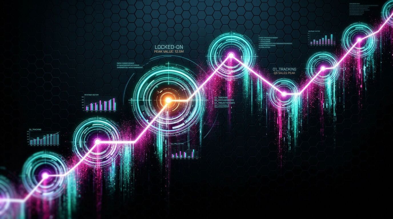 Pipeline targeting visualization showing deal scoring signals locked on